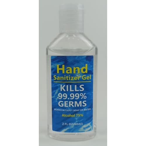 Gel Desinfectante para Manos con 75 % de Alcohol, Elimina el 99.9 % de Muchos Gérmenes Comunes, 60 ML, 100 u.
